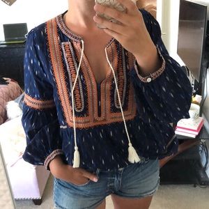 VICI DOLLS - Tribal embroidered Top